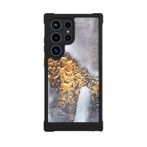 Samsung Galaxy S24 Ultra NIVOmax Beton-Gold-Glitzerlook