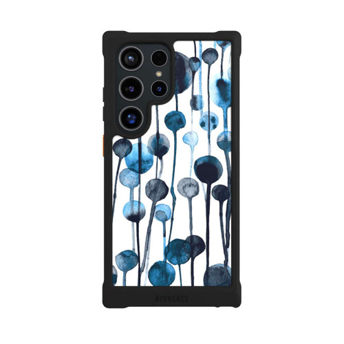 Samsung Galaxy S24 Ultra NIVOmax Tropfende Punkte blau