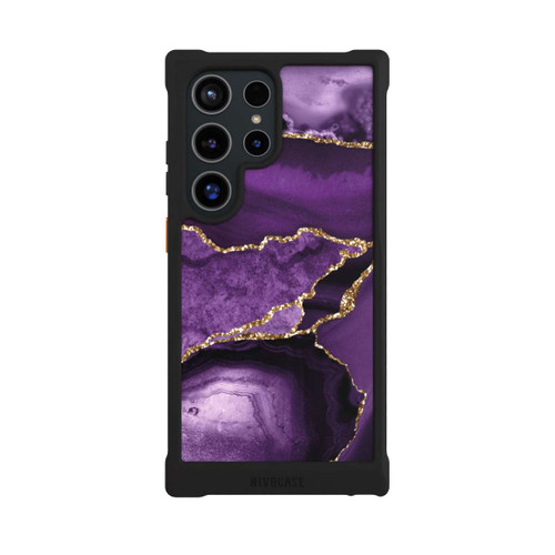 Samsung Galaxy S24 Ultra NIVOmax Lila Marmor Landschaft