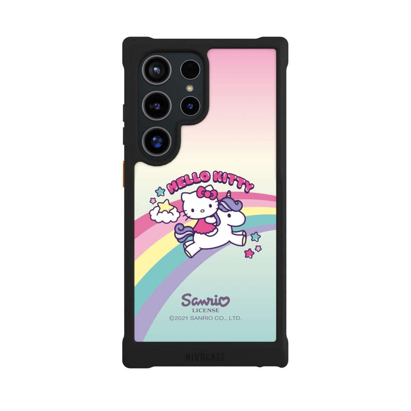 Galaxy S24 Ultra NIVOmax Hello Kitty Regenbogen 