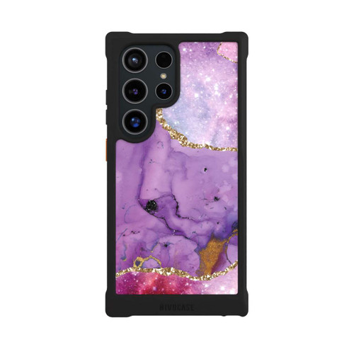 Samsung Galaxy S24 Ultra NIVOmax Purple Galaxy Glamour Marble