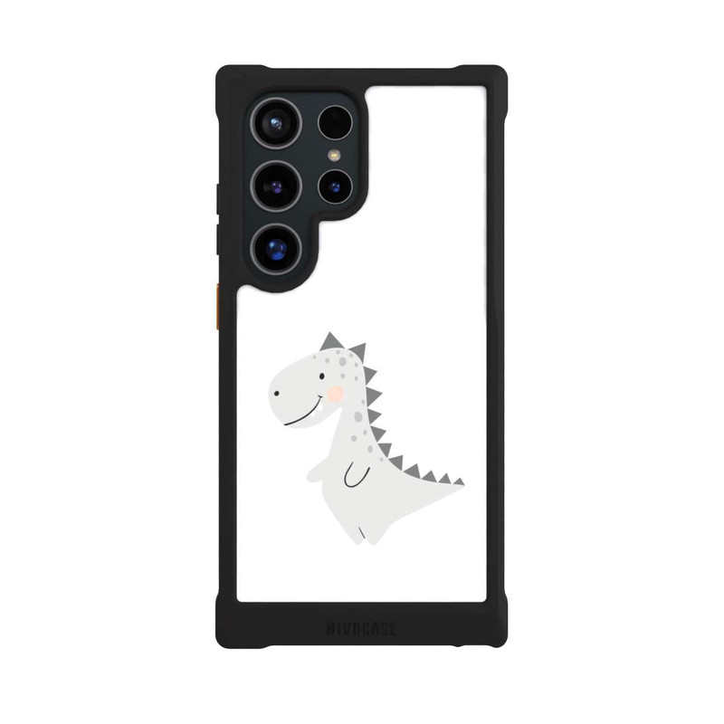 Galaxy S24 Ultra NIVOmax Grauer Dino