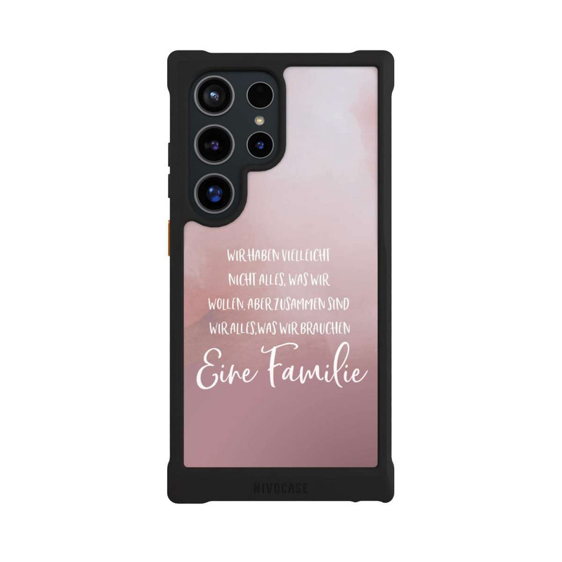 Galaxy S24 Ultra NIVOmax Eine Familie Altrosa