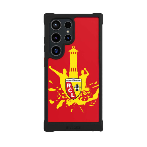 Samsung Galaxy S24 Ultra NIVOmax RC Lens Turm Gelb auf Rot