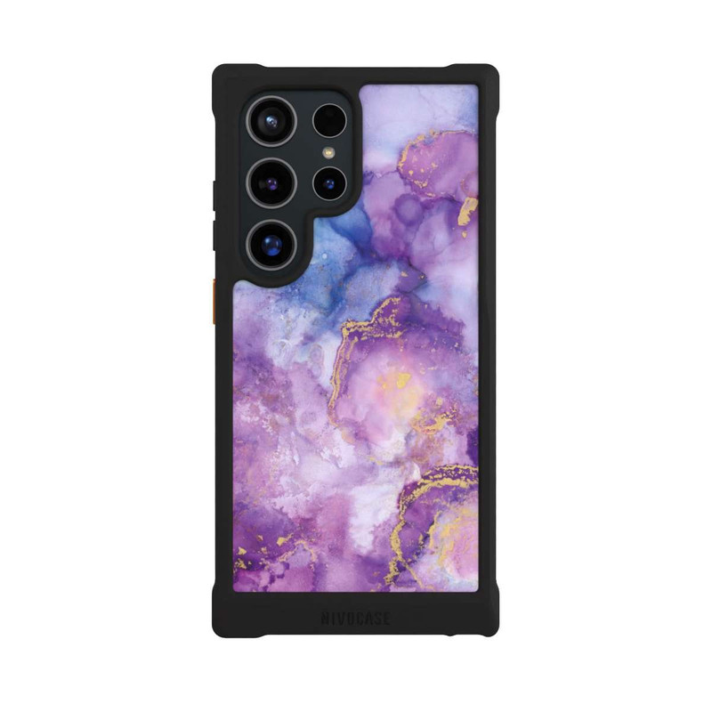 Galaxy S24 Ultra NIVOmax Purple Swirl Ink