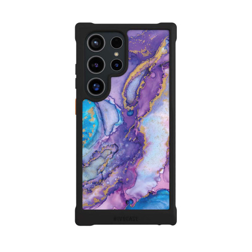 Samsung Galaxy S24 Ultra NIVOmax Strudel lila und blau
