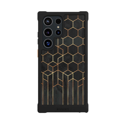 Samsung Galaxy S24 Ultra NIVOmax Schwarze Sechsecke