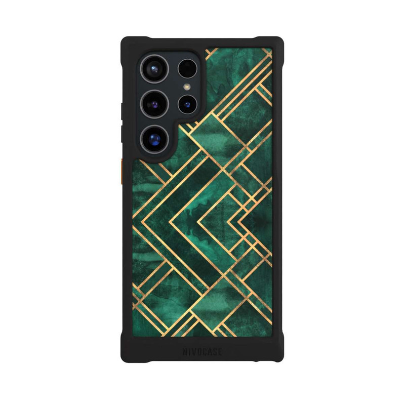 Galaxy S24 Ultra NIVOmax Grüne Blöcke