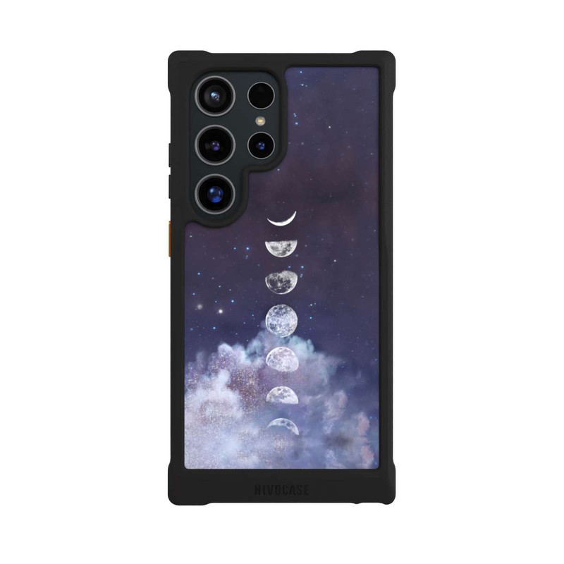 Galaxy S24 Ultra NIVOmax Mondphasen auf dem Mond