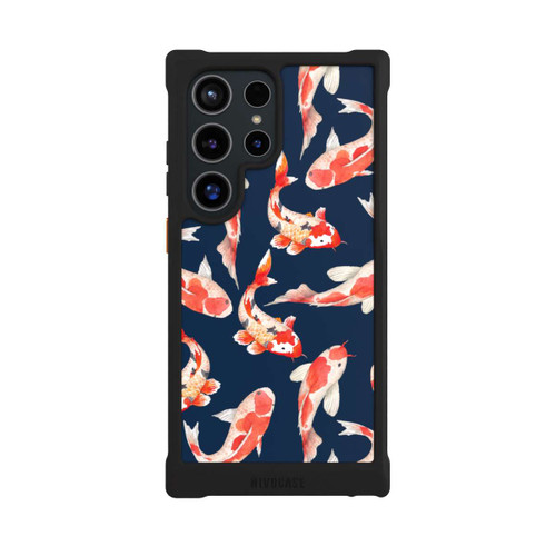 Samsung Galaxy S24 Ultra NIVOmax Coral Fish on Blue Background