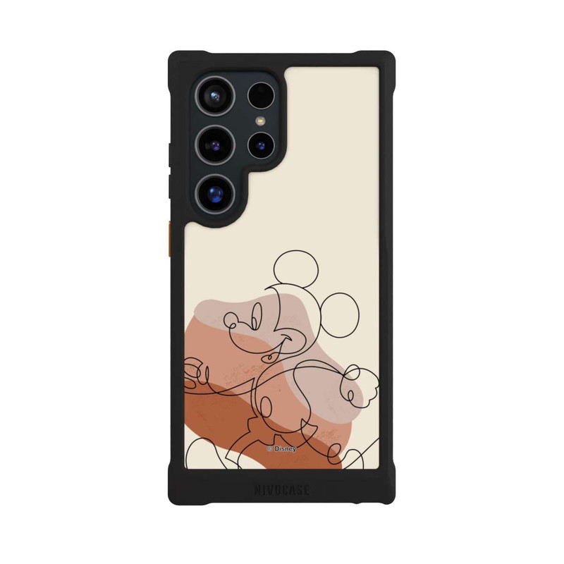 Galaxy S24 Ultra NIVOmax Mickey Abstract Lineart