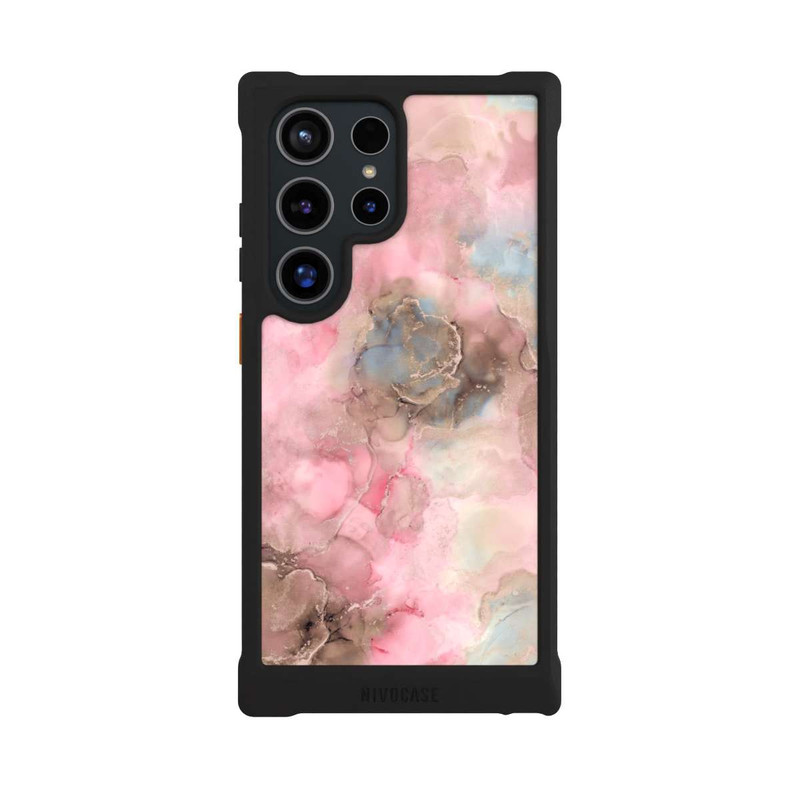 Galaxy S24 Ultra NIVOmax Encre Rose Sarcelle
