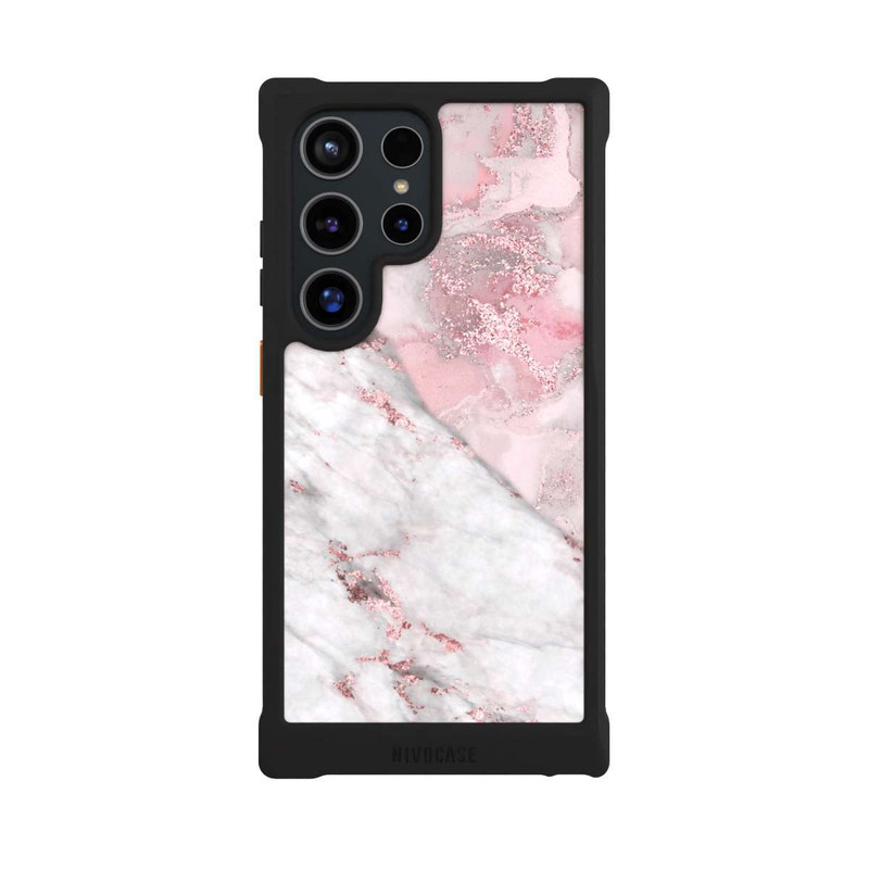 Galaxy S24 Ultra NIVOmax Pink Marble 3