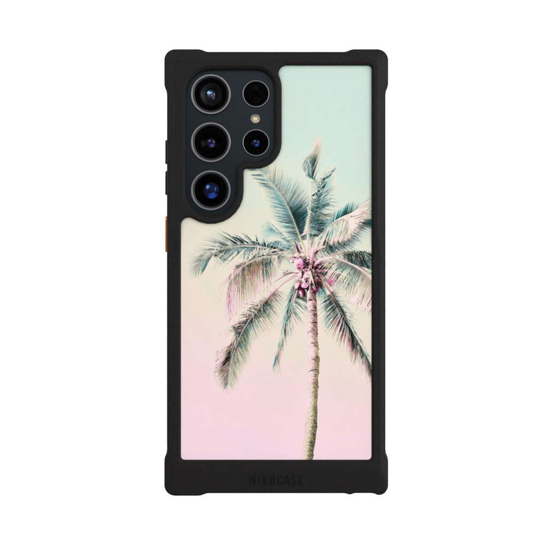 Galaxy S24 Ultra NIVOmax Palmier pastel