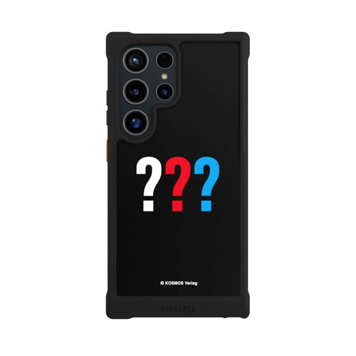 Samsung Galaxy S24 Ultra NIVOmax Drei Fragezeichen Logo