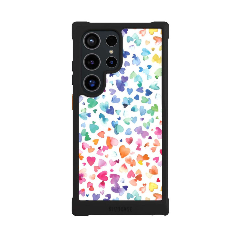 Galaxy S24 Ultra NIVOmax Liebesherzen aquarell