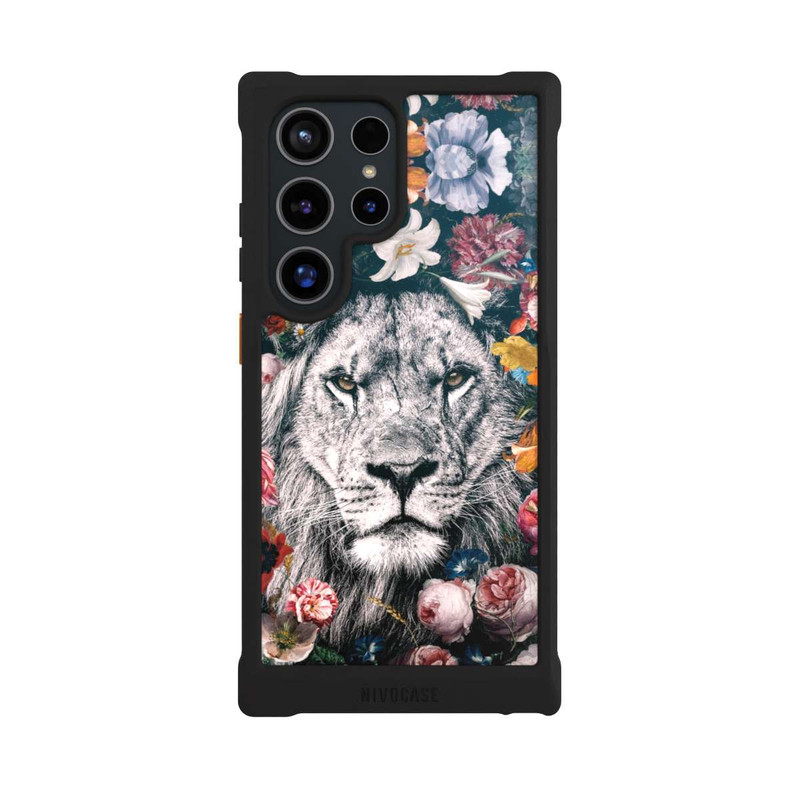 Galaxy S24 Ultra NIVOmax Lion Flowers