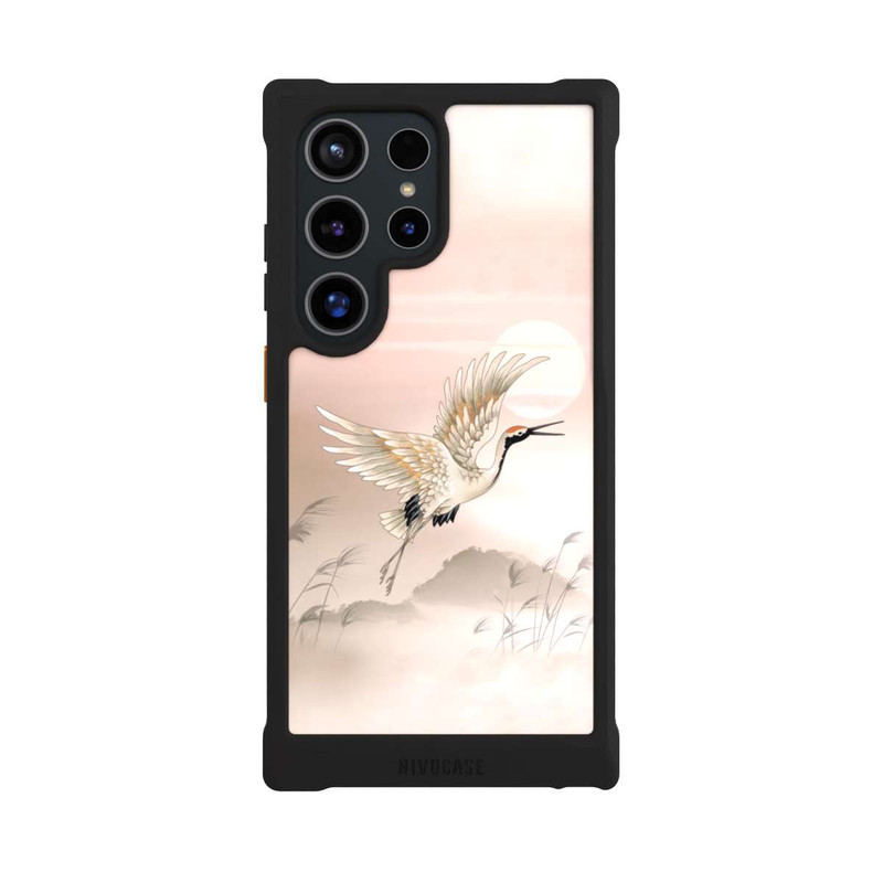 Galaxy S24 Ultra NIVOmax Fliegender Kranich