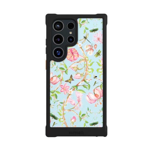 Samsung Galaxy S24 Ultra NIVOmax Vintage Botanic Flowers Blue