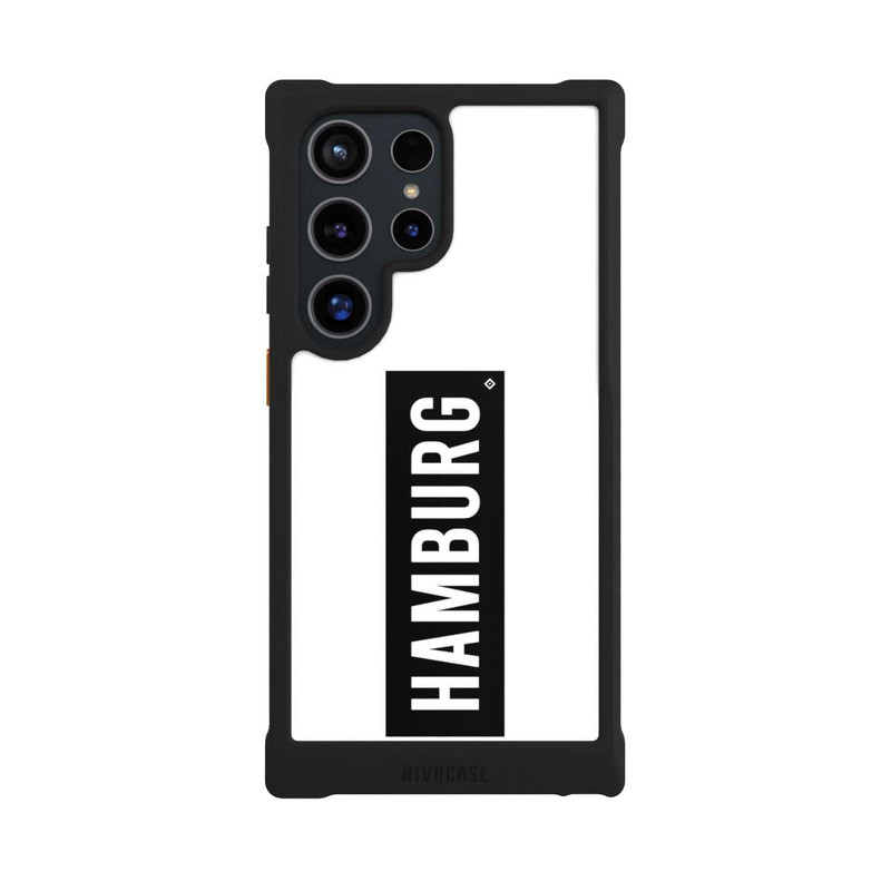 Galaxy S24 Ultra NIVOmax HSV Hamburg Schwarz Weiss