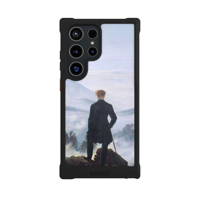 Galaxy S24 Ultra NIVOmax Le Vagabond au-dessus de la Mer de Brouillard