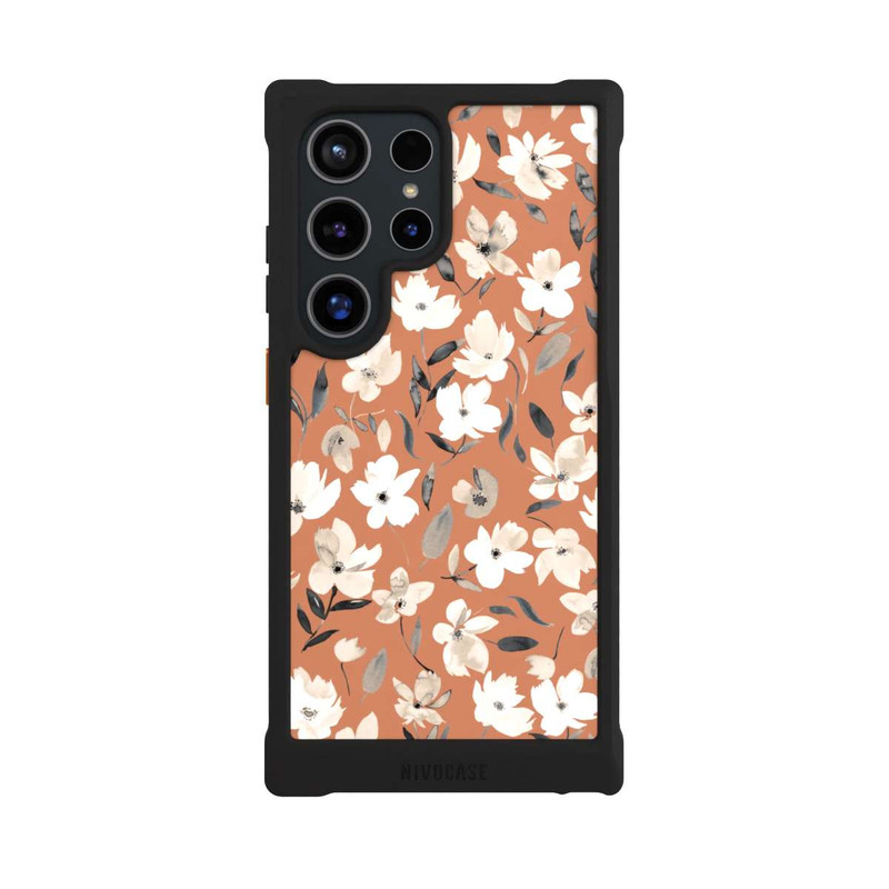 Galaxy S24 Ultra NIVOmax Frische Herbstblumen Kupfer