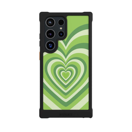 Samsung Galaxy S24 Ultra NIVOmax Beating Comic Heart Green