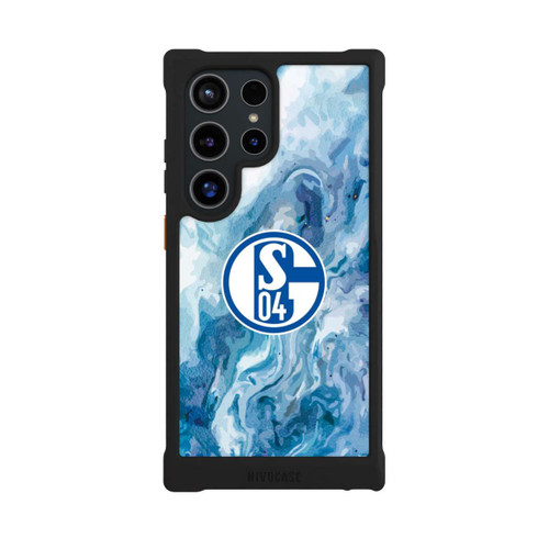 Samsung Galaxy S24 Ultra NIVOmax Schalke 04 Flüssig Blau