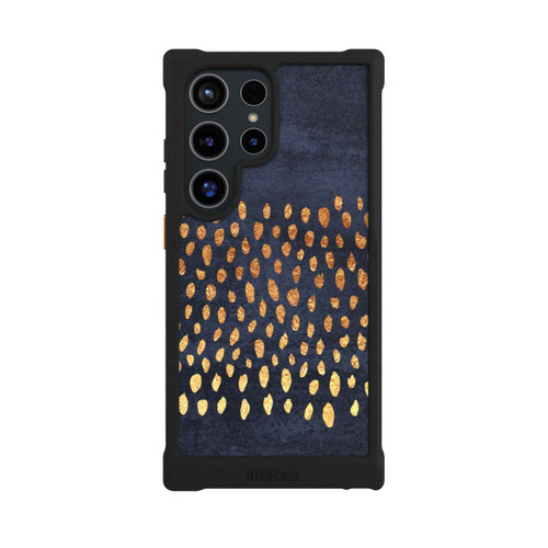 Samsung Galaxy S24 Ultra NIVOmax Muster Gold und Marine