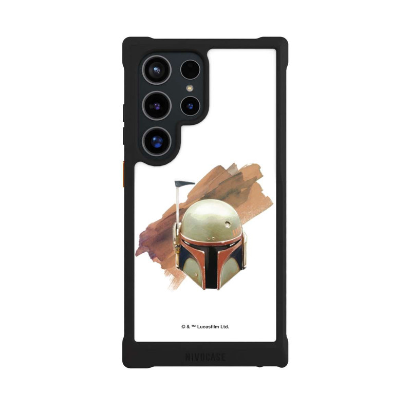 Galaxy S24 Ultra NIVOmax Boba Fett Helmet White