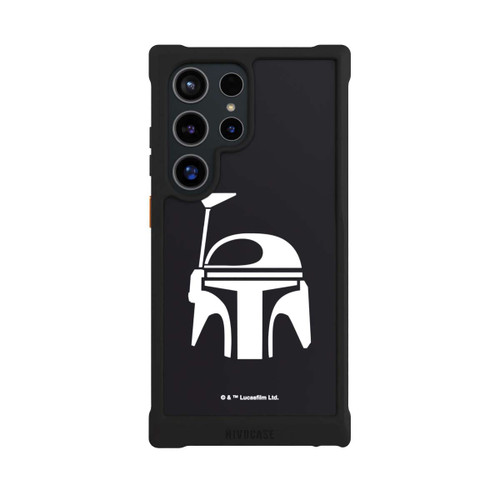 Samsung Galaxy S24 Ultra NIVOmax Boba Fett Helm Schwarz