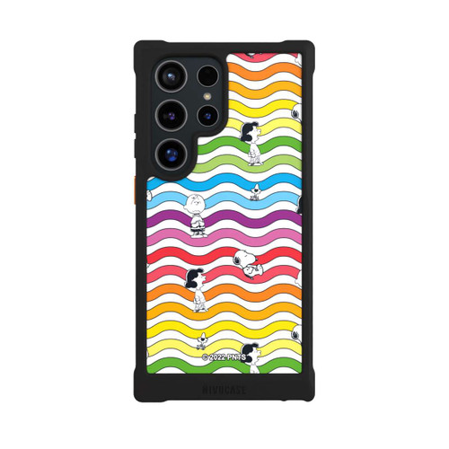 Samsung Galaxy S24 Ultra NIVOmax Snoopy Pattern Rainbow