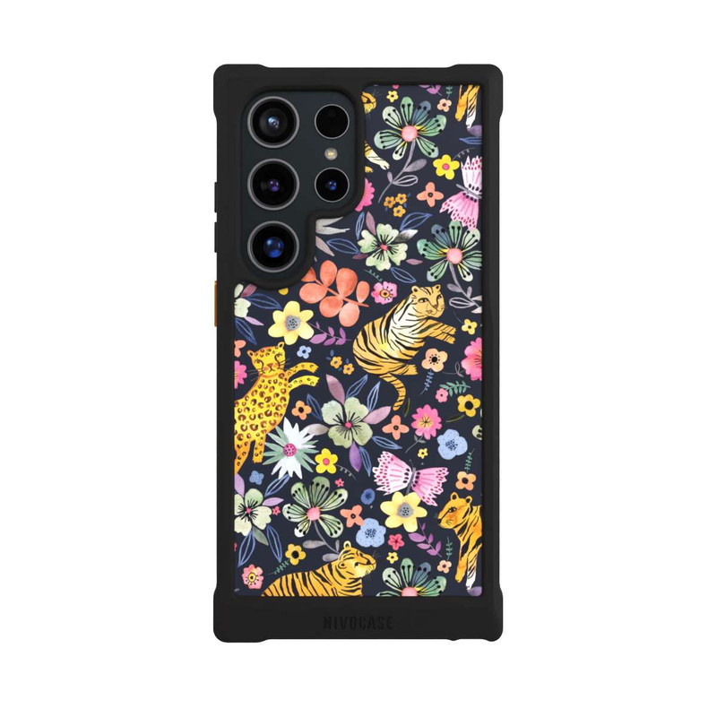 Galaxy S24 Ultra NIVOmax Tigres & Fleurs du Printemps