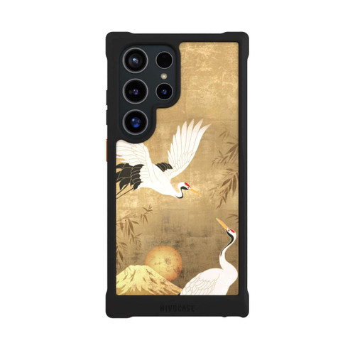 Samsung Galaxy S24 Ultra NIVOmax Cranes Gold Japan 1