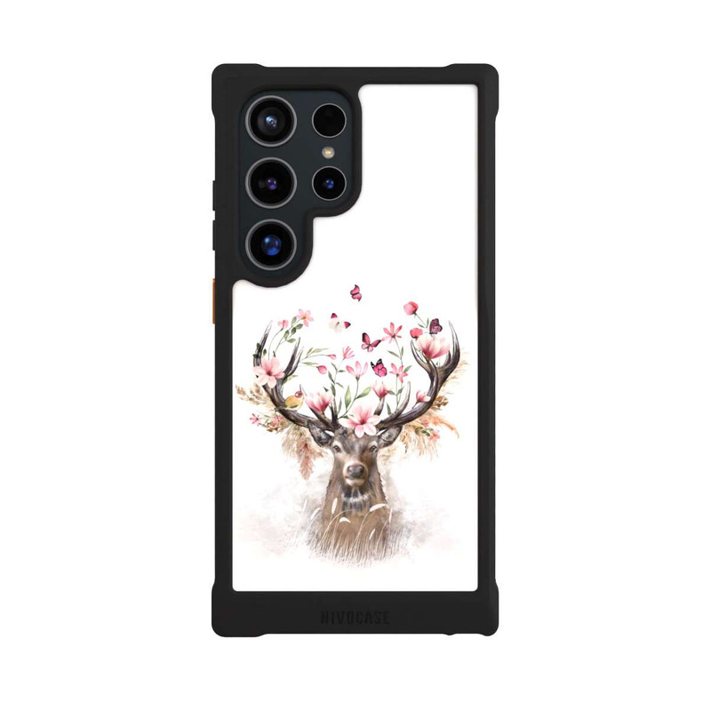 Galaxy S24 Ultra NIVOmax Cerf & Fleurs