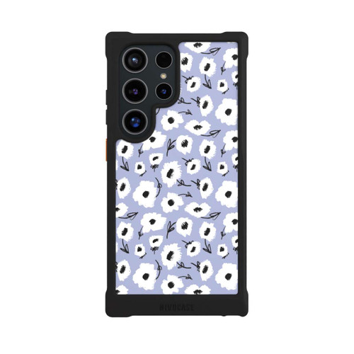 Samsung Galaxy S24 Ultra NIVOmax Blumenmuster Lila