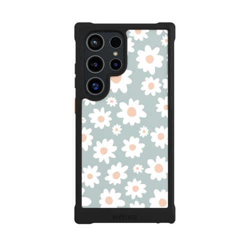 Samsung Galaxy S24 Ultra NIVOmax Daisy Flower Seamless Pattern Green