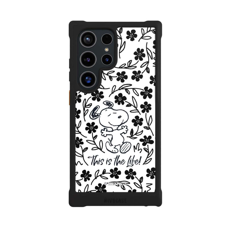 Galaxy S24 Ultra NIVOmax Snoopy Black and White This Is The Life
