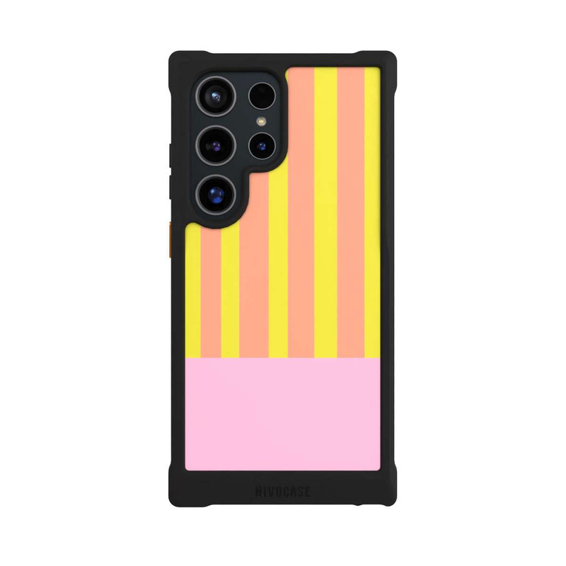 Galaxy S24 Ultra NIVOmax Neonfarbige Streifen