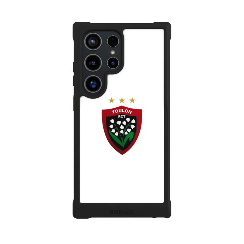 Galaxy S24 Ultra NIVOmax Logo RC Toulonnais Blanc