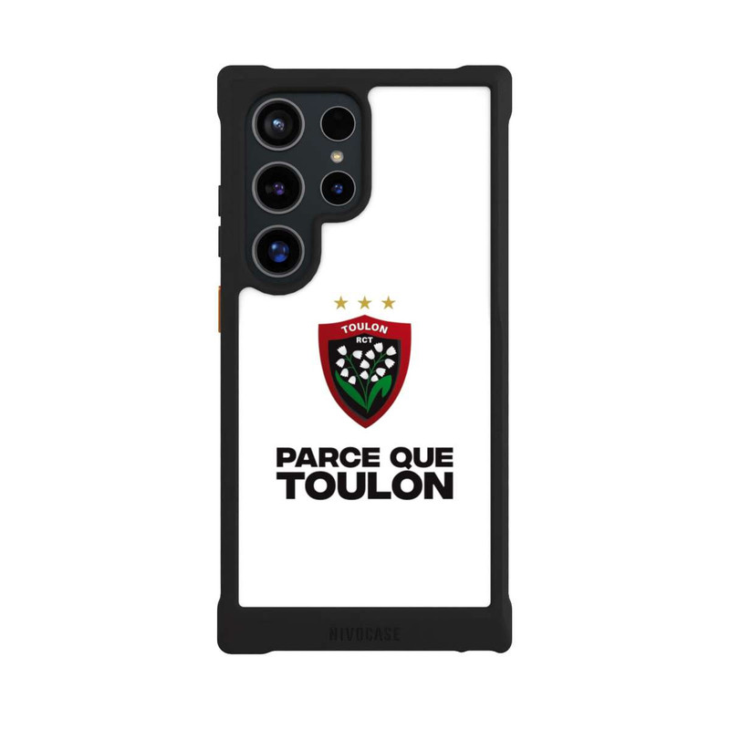 Galaxy S24 Ultra NIVOmax RC Toulonnais Blanc