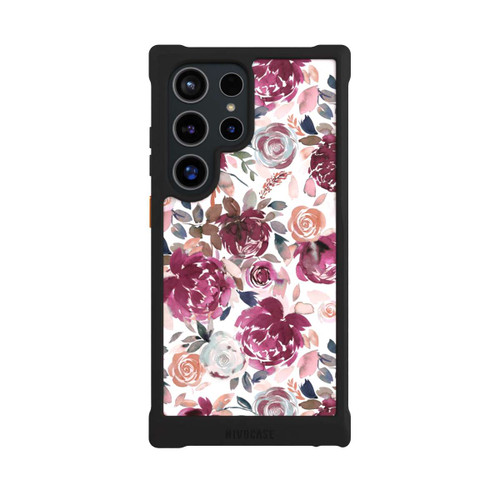 Samsung Galaxy S24 Ultra NIVOmax Herbstpfingstrosen und Rosen in Rosa
