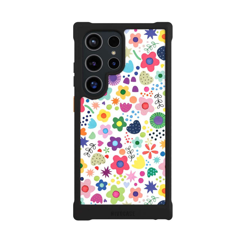 Galaxy S24 Ultra NIVOmax Psychedelic Flowers Colorful