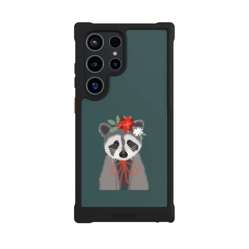 Galaxy S24 Ultra NIVOmax raton laveur de Noël