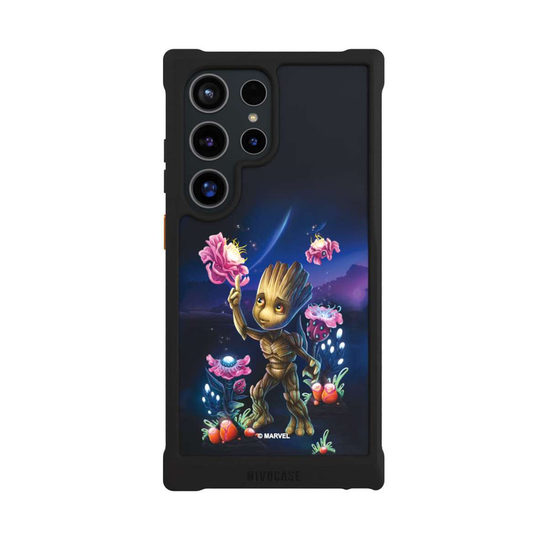 Galaxy S24 Ultra NIVOmax Baby Groot Blumen