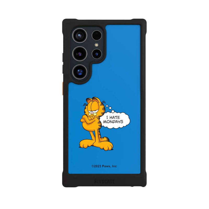 Galaxy S24 Ultra NIVOmax Garfield I Hate Mondays Blue