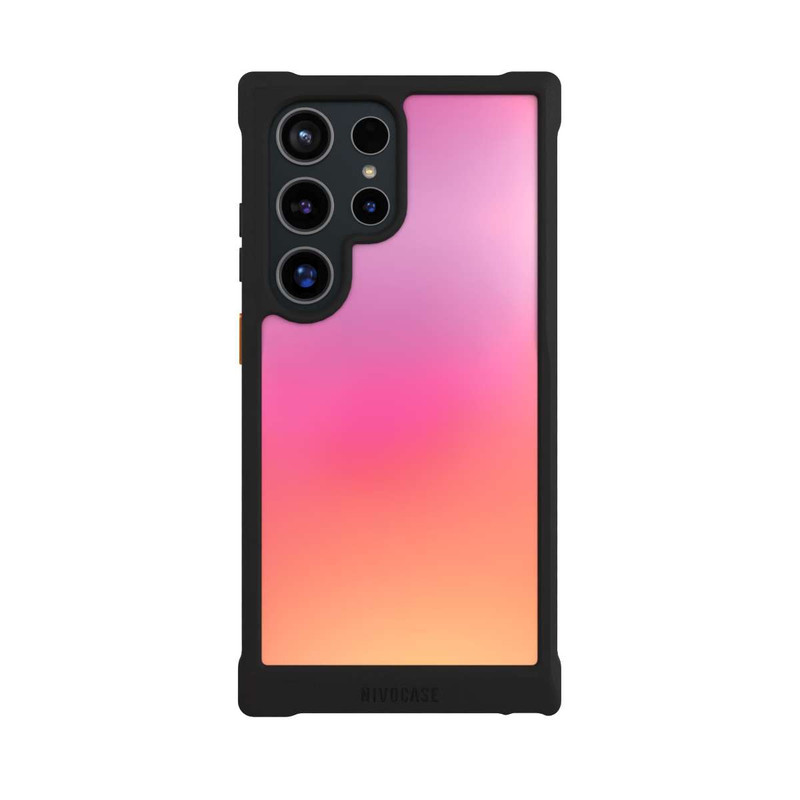 Galaxy S24 Ultra NIVOmax Pastell Pink Glitch