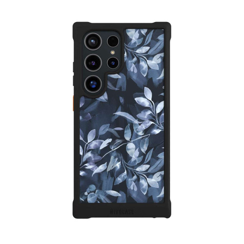 Samsung Galaxy S24 Ultra NIVOmax Watercolor Mystic Leaves Navy