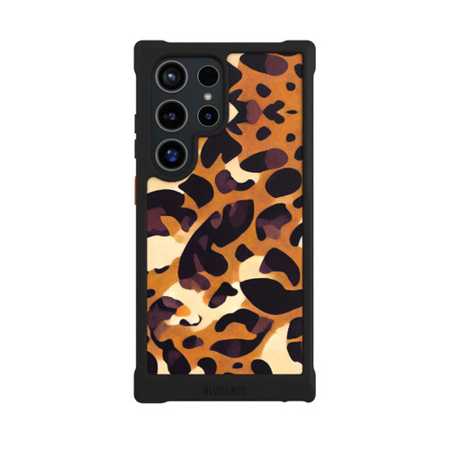 Samsung Galaxy S24 Ultra NIVOmax Leo Pattern hellbraun
