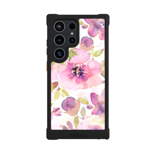 Samsung Galaxy S24 Ultra NIVOmax Tapete mit rosa Blumen